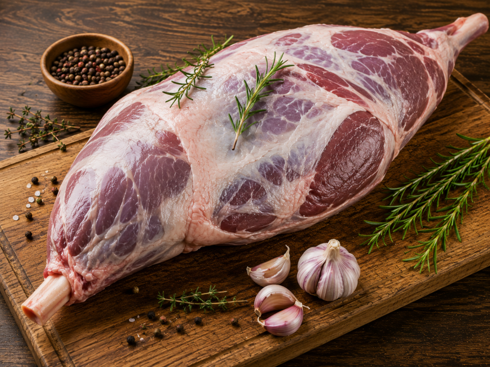 Épaule d'agneau avec os
