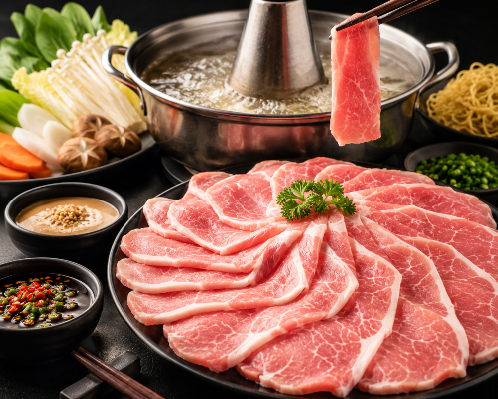 Fondue chinoise au porc