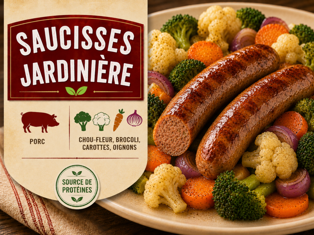 Saucisses Jardinière