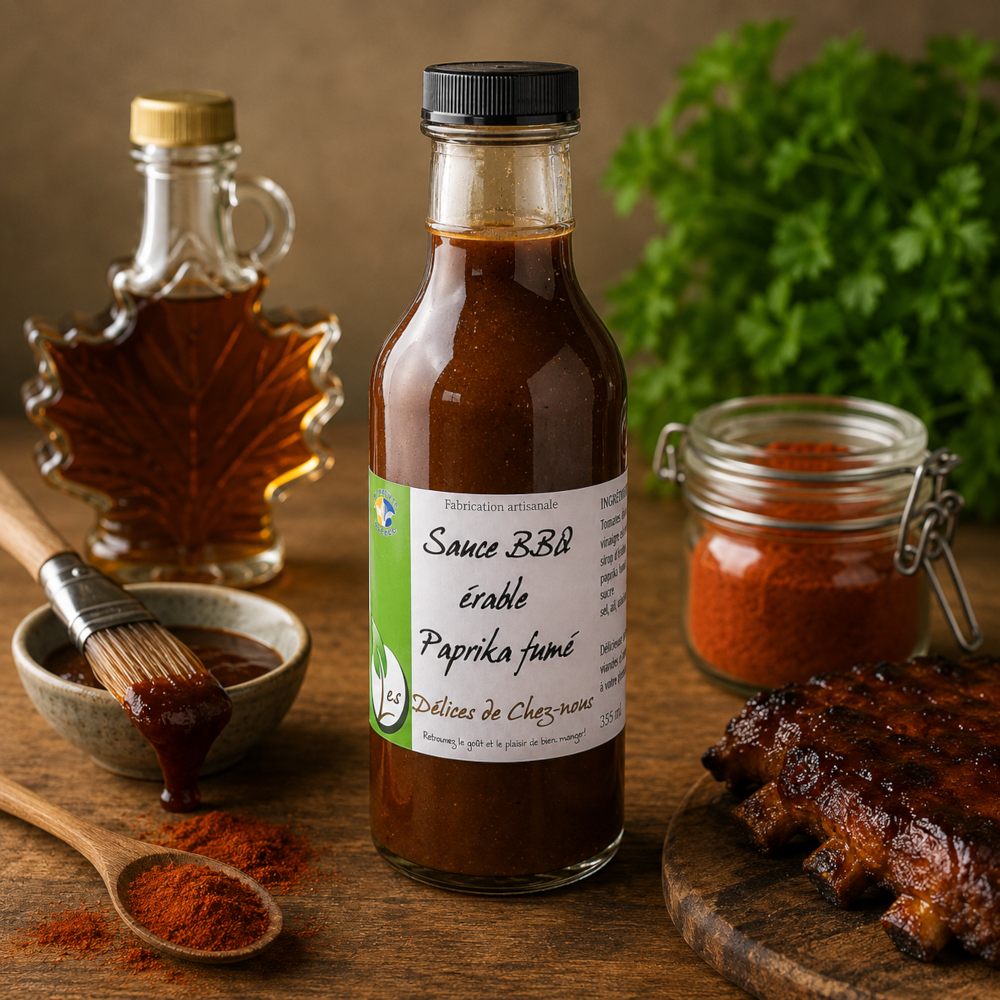 Sauce BBQ Érable et Paprika fumé