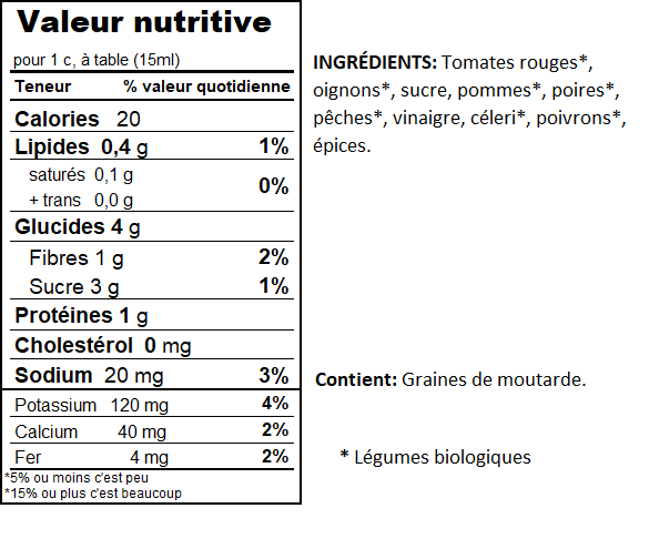 Ketchup aux fruits – Image 2