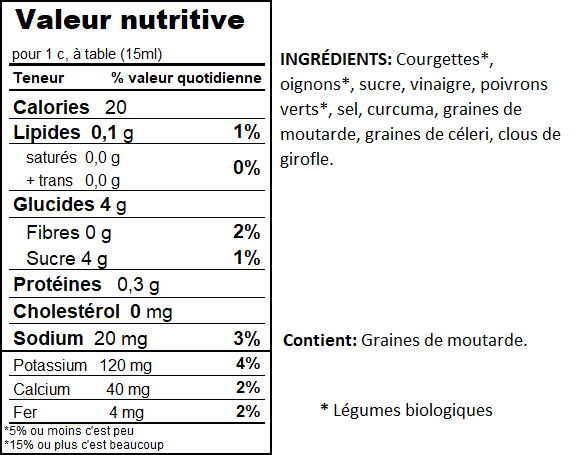 Relish de courgettes – Image 2